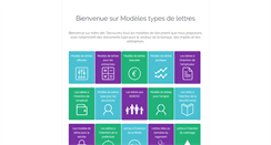 Desktop Screenshot of modeles-types-lettres.fr