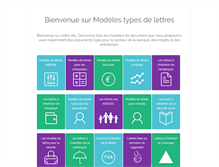 Tablet Screenshot of modeles-types-lettres.fr